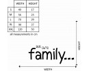 We Are Family Quotes Wall Decal Family Vinyl Art Stickers